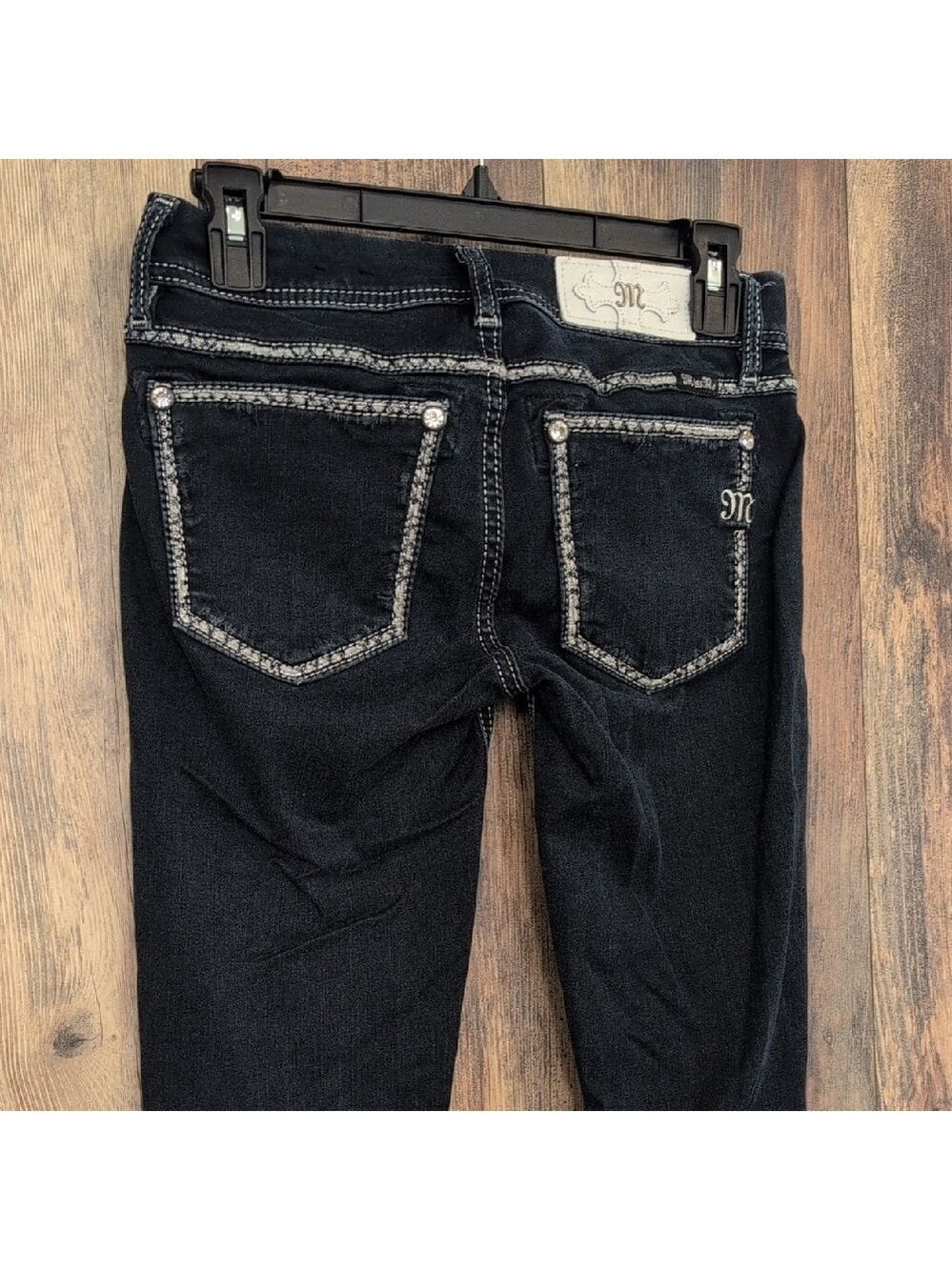 Miss Me Signature Dark Wash Low Rise Skinny Jeans 25         174JH
